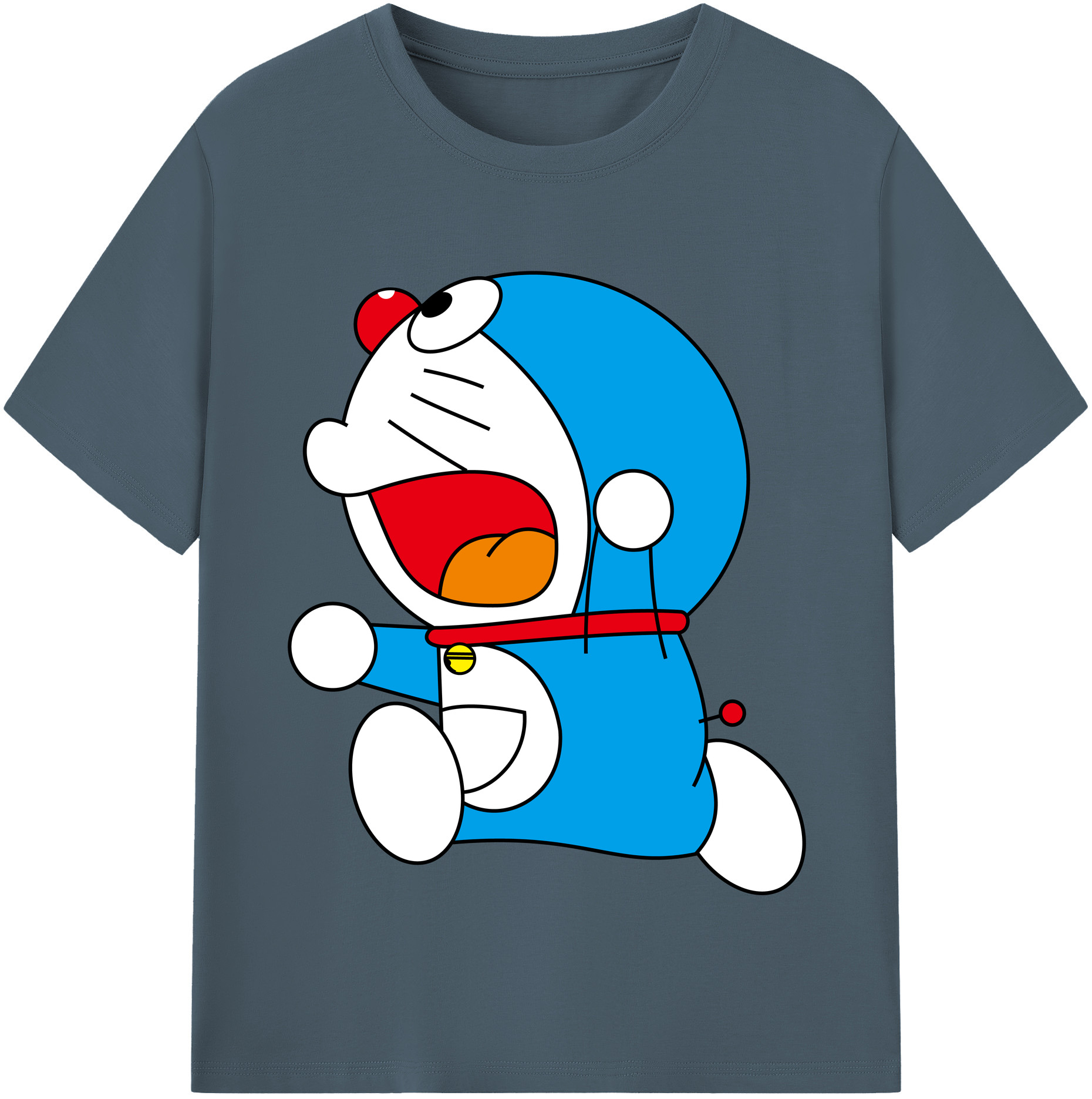 （画像用） ドラえもん Doraemon 綿100％半袖Tシャツ（フロントプリント）